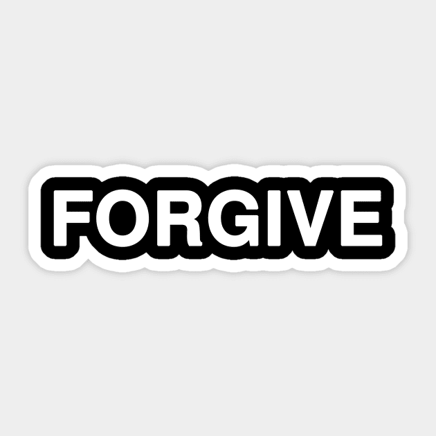 FORGIVE Typography Sticker by Holy Bible Verses
